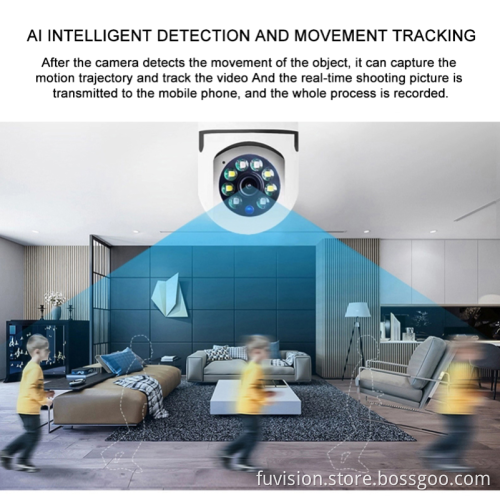 HD Wifi Two Way Audio 360 degree PTZCamera